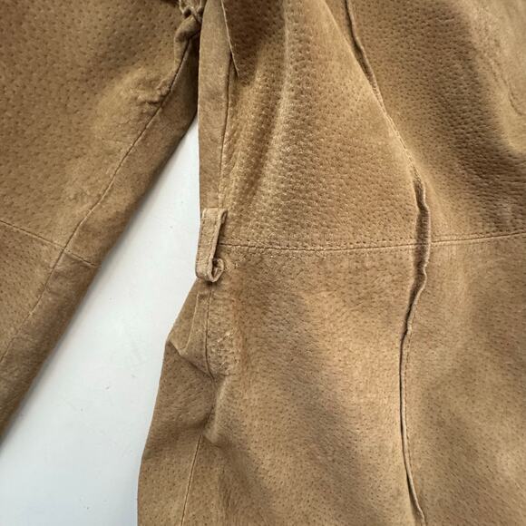 Vintage Genuine Suede Jacket Rag Women’s Med Boho Western Retro Y2K - Picture 6 of 9